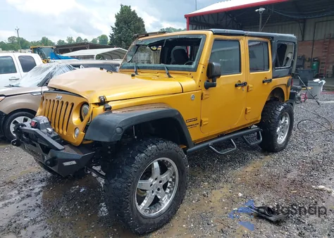 2014 Jeep Wrangler Unlimited Sport from USA, damaged, VIN 1C4BJWDG2EL218625